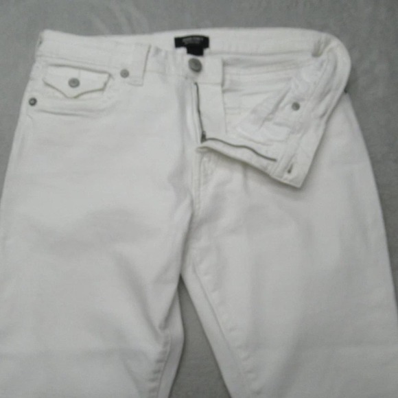 True Religion Jennie Curvy Jeans Women Mid Rise Skinny 32X24 Tapered Capri Denim - Picture 6 of 16